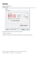 red box in the figure is the setting for the precision (Page 42 / 72) PrintExp Printer Control & Alignment Software Instruction